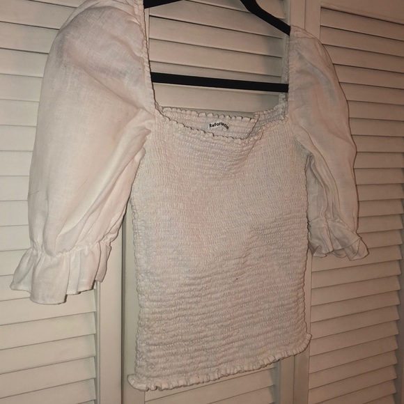 Reformation Linen Blouse - Picture 5 of 7